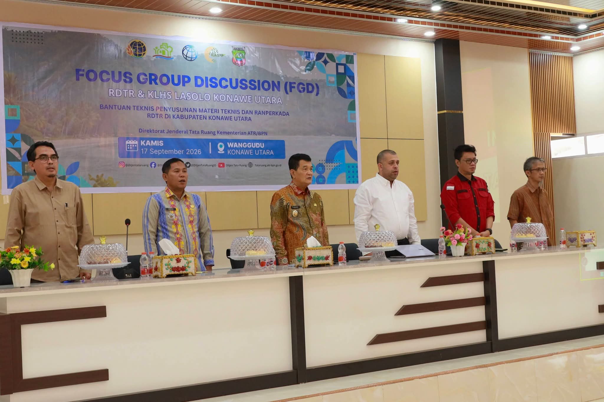 FGD-1 Penyusunan RDTR Kecamatan Lasolo Bahas Delineasi Wilayah Perencanaan