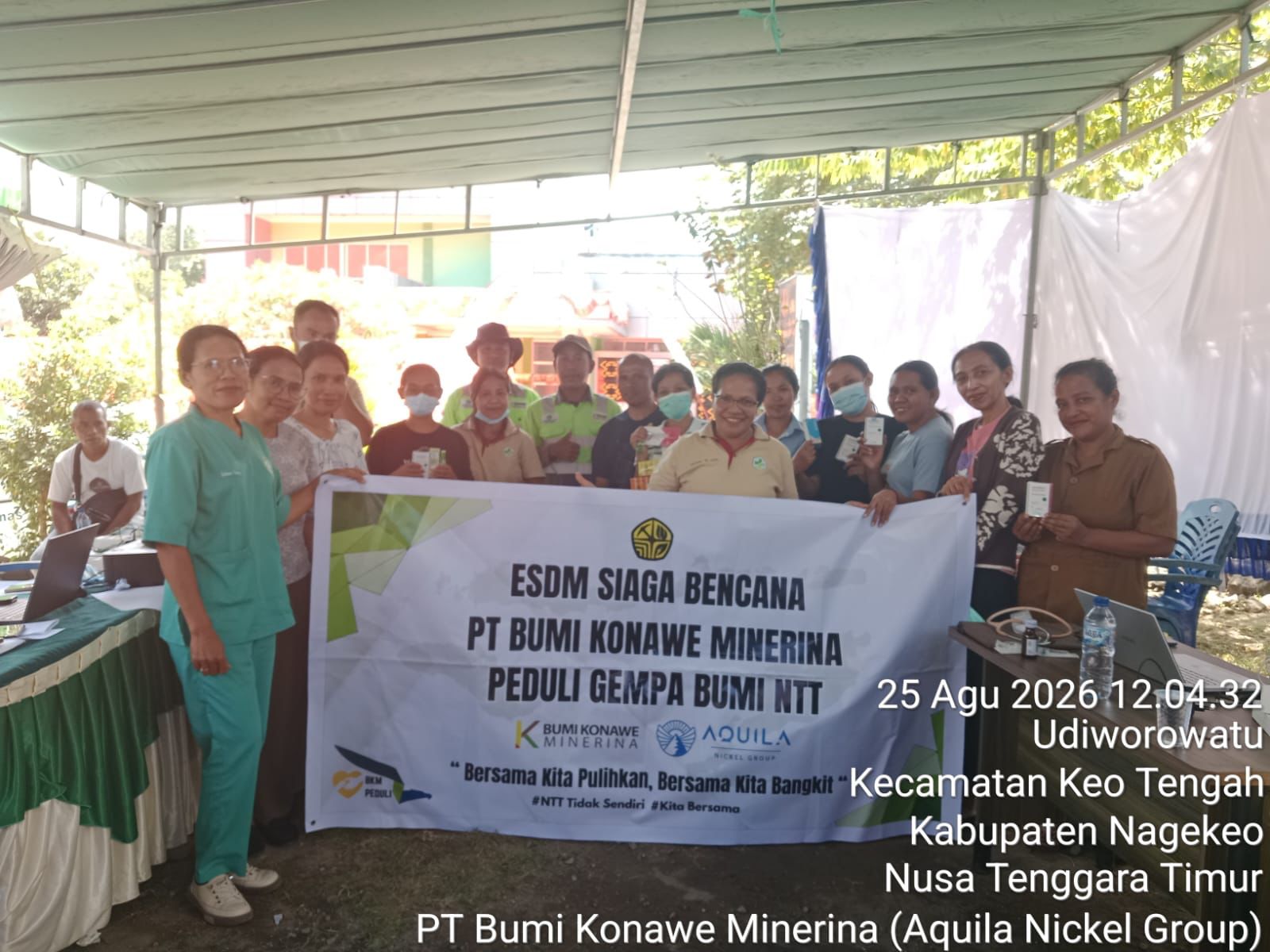 PT Bumi Konawe Minerina Salurkan Bantuan Langsung untuk Korban Gempa di NTT